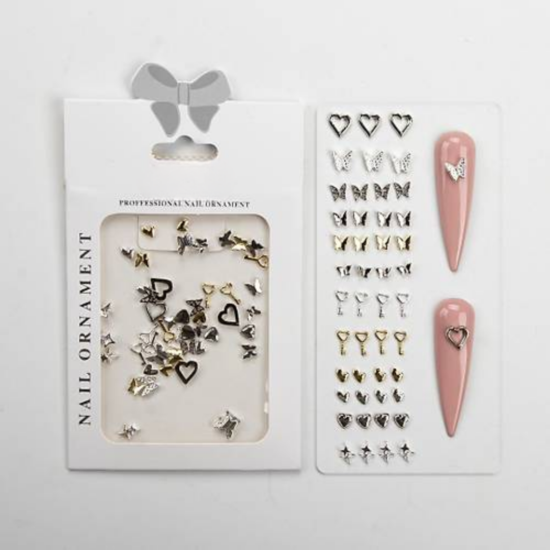 3D Metal Tırnak Charm - 521