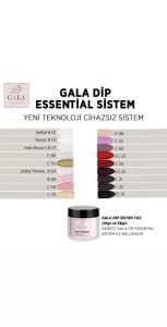 GALA DİP SİSTEM TOZ 10 GR ŞEFFAF PEMBE B04