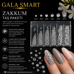 Nail Art Mix Taş 6 Farklı Boy - Zakkum