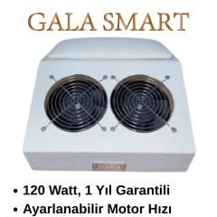 GALA 120 W Çift Motorlu Toz Toplama Beyaz Metal