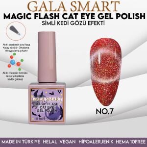 Magic Flash Cat Eye No:7 Kırmızı