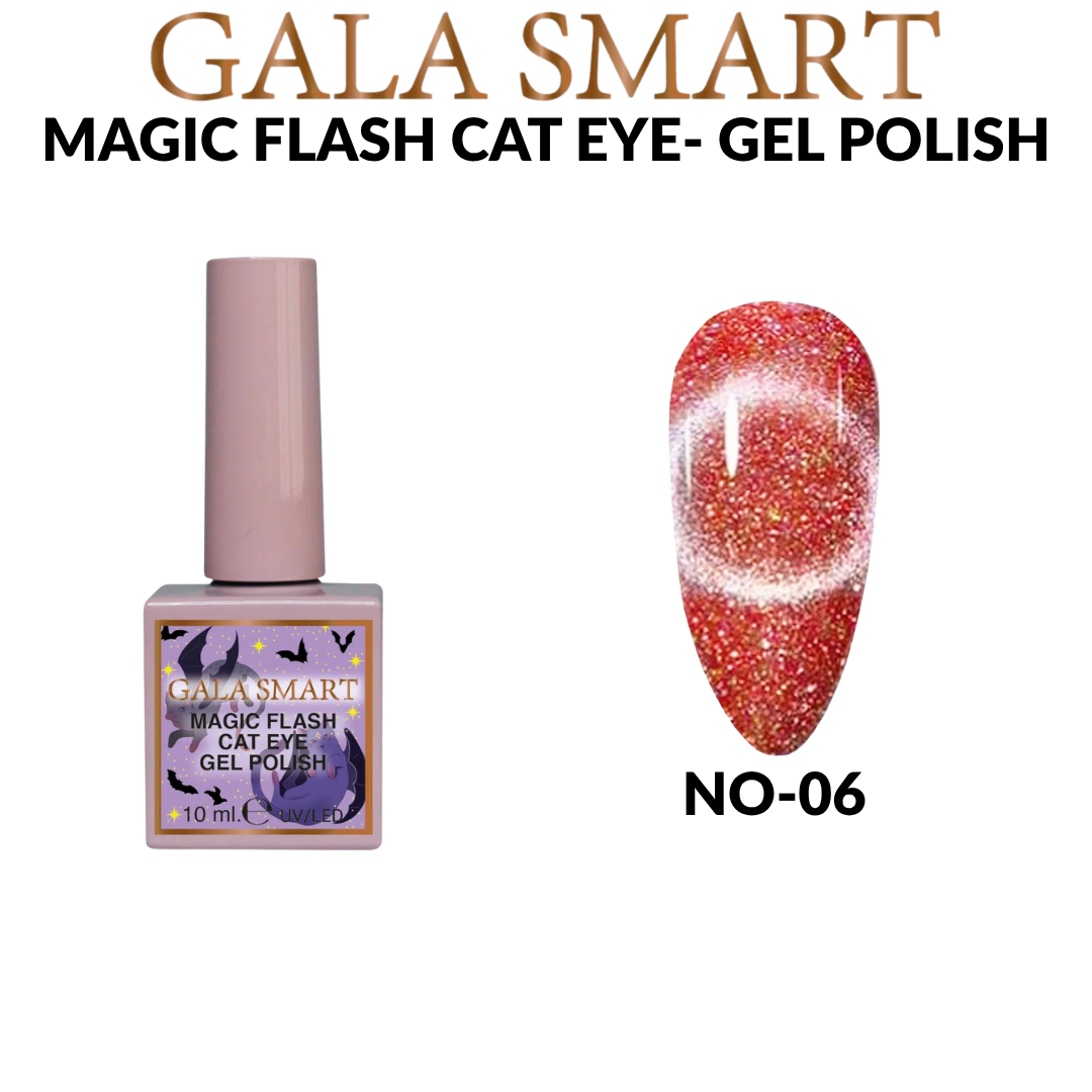 Magic Flash Cat Eye Gel Polish 10ML No:6 Kırmızı