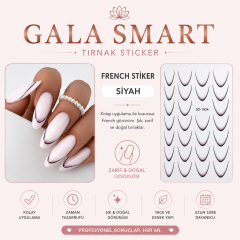 FRENCH STİCKER - SİYAH