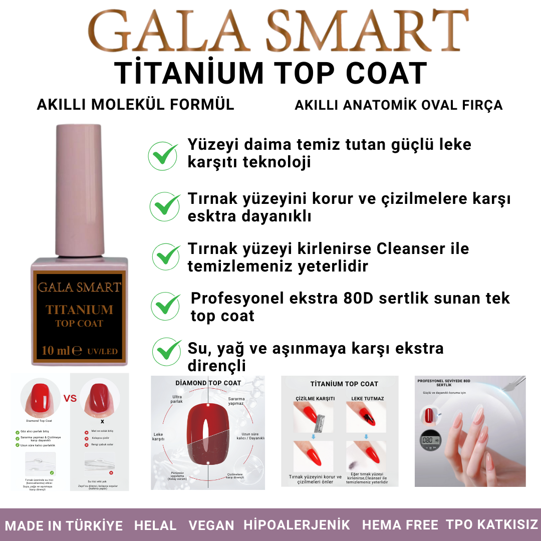 Titanium Top Coat - 10ML