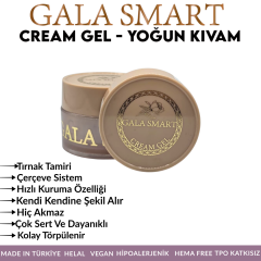 Gala Smart - Cream Gel 30 G NO:1 Rakı Beyazı