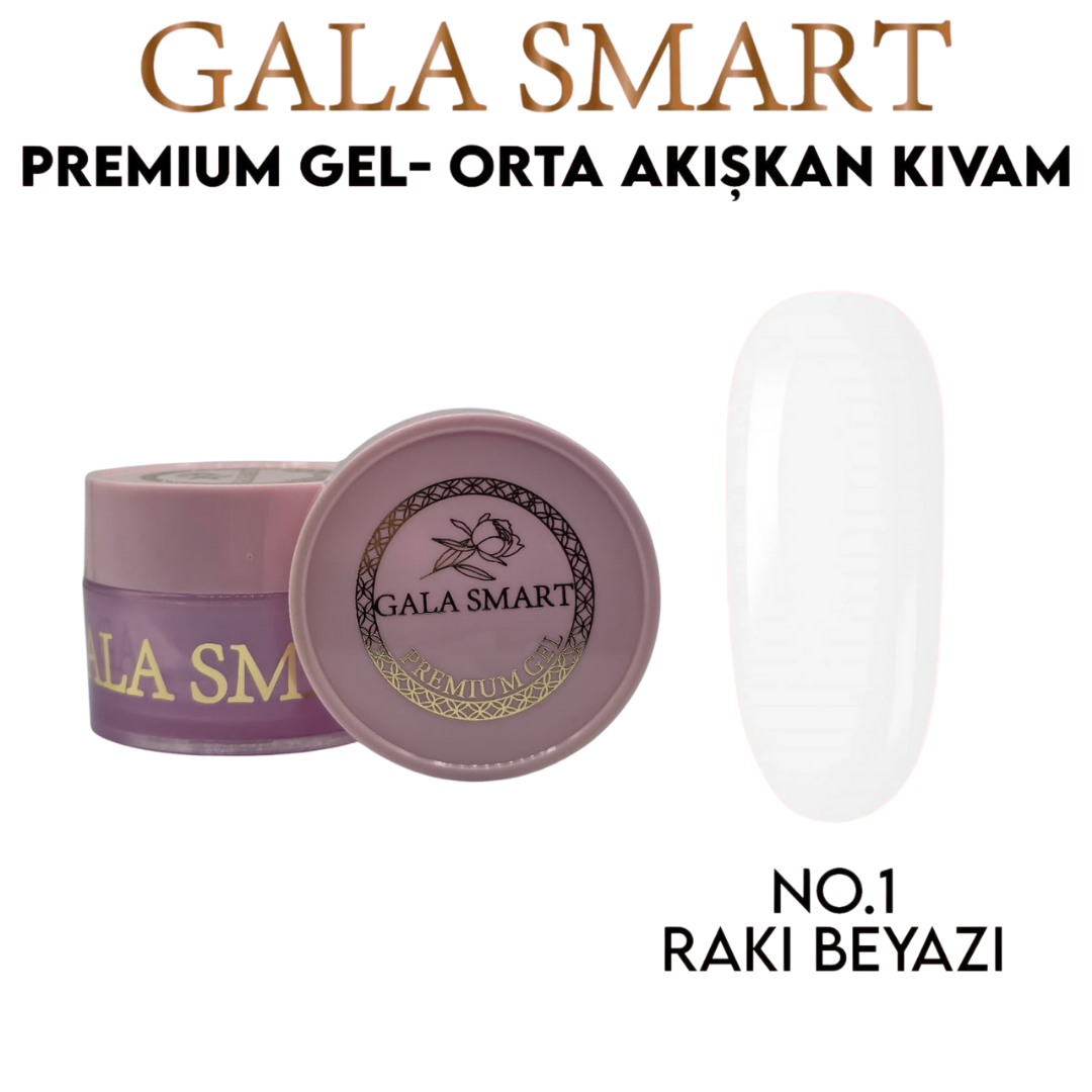 Gala Smart - Premium Jel 30g - NO:1 Rakı Beyazı