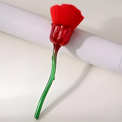 Toz Fırçası - Gül (Kırmızı)