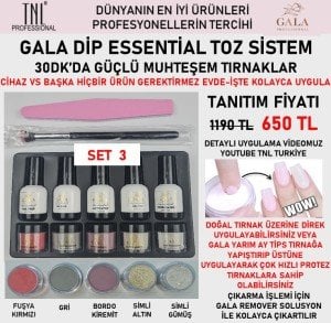 GALA DİP ESSENTİAN SİSTEM CİHAZSIZ 30 DK. SET:3