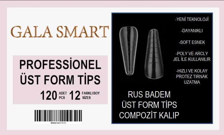 Üst Form Tips Rus Badem - 120 Lİ