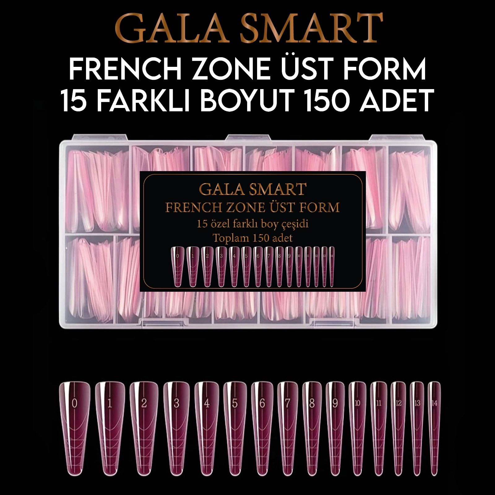 Üst Form French Zone - 150'li 15Farklı Boy