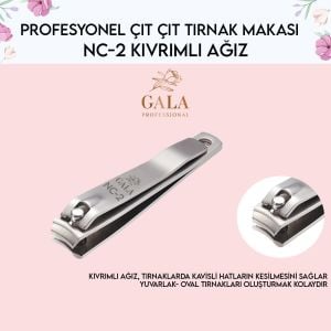 NC-02 Tırnak Makası - Kıvrımlı Ağız