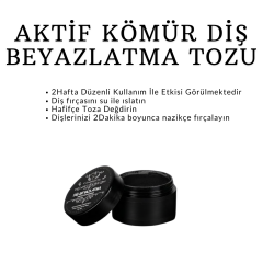 Aktif Kömür Tozu - Diş Beyazlatıcı