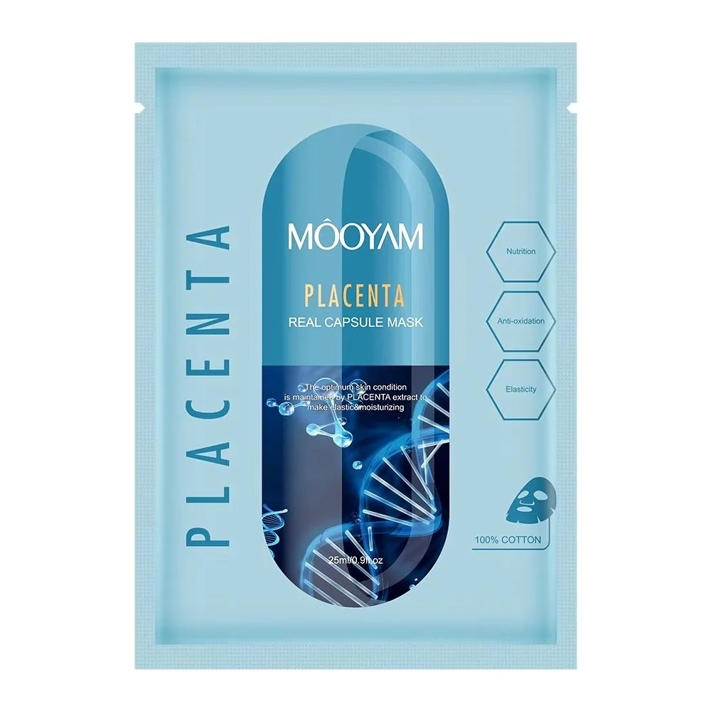 MOOYAM Capsule Mask Placenta Kağıt Yüz Maskesi