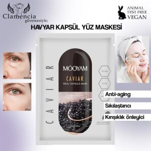 Mooyam Havyar Kapsül Yüz Maskesi 25 ml – Caviar Real Capsule