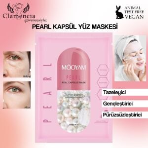 Mooyam Pearl Kapsül Yüz Maskesi 25 ml – Real Capsule Pearl