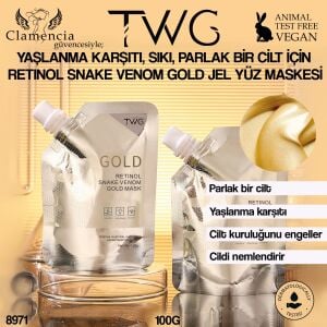 TWG Retinol + Snake Venom Gold Jel Yüz Maskesi 100g