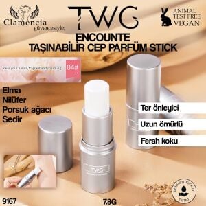 TWG Balsam Taşınabilir Cep Parfüm Stick 7.8 g – Elma, Nilüfer, Porsuk Ağacı & Sedir
