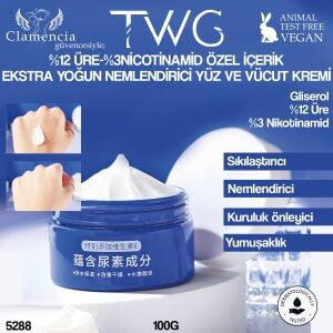 Nicotinamide Üre Temizleyici 100g Yoğun Nemlendirici Krem