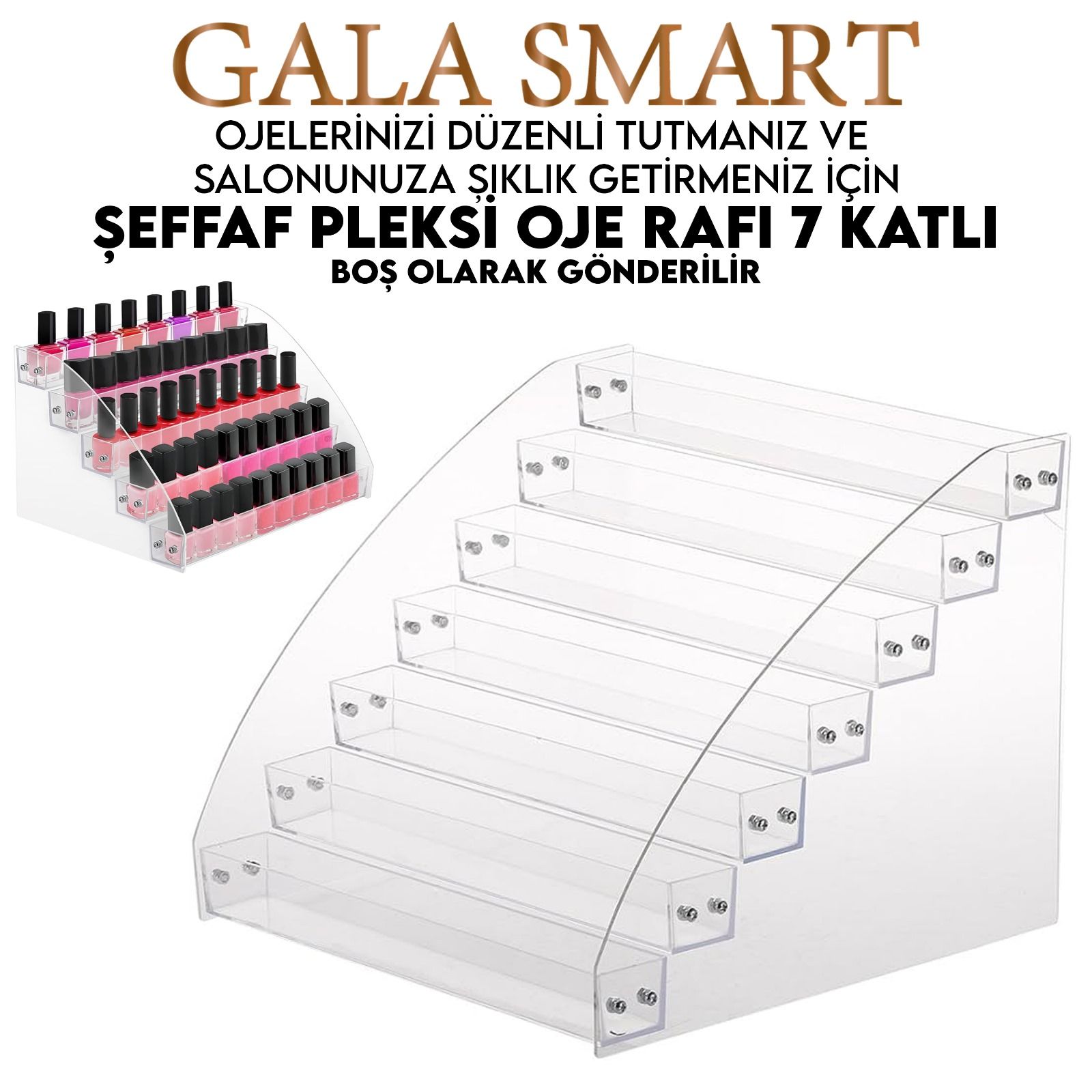 OJE RAFI - ŞEFFAF PLEKSİ - 7 KATLI