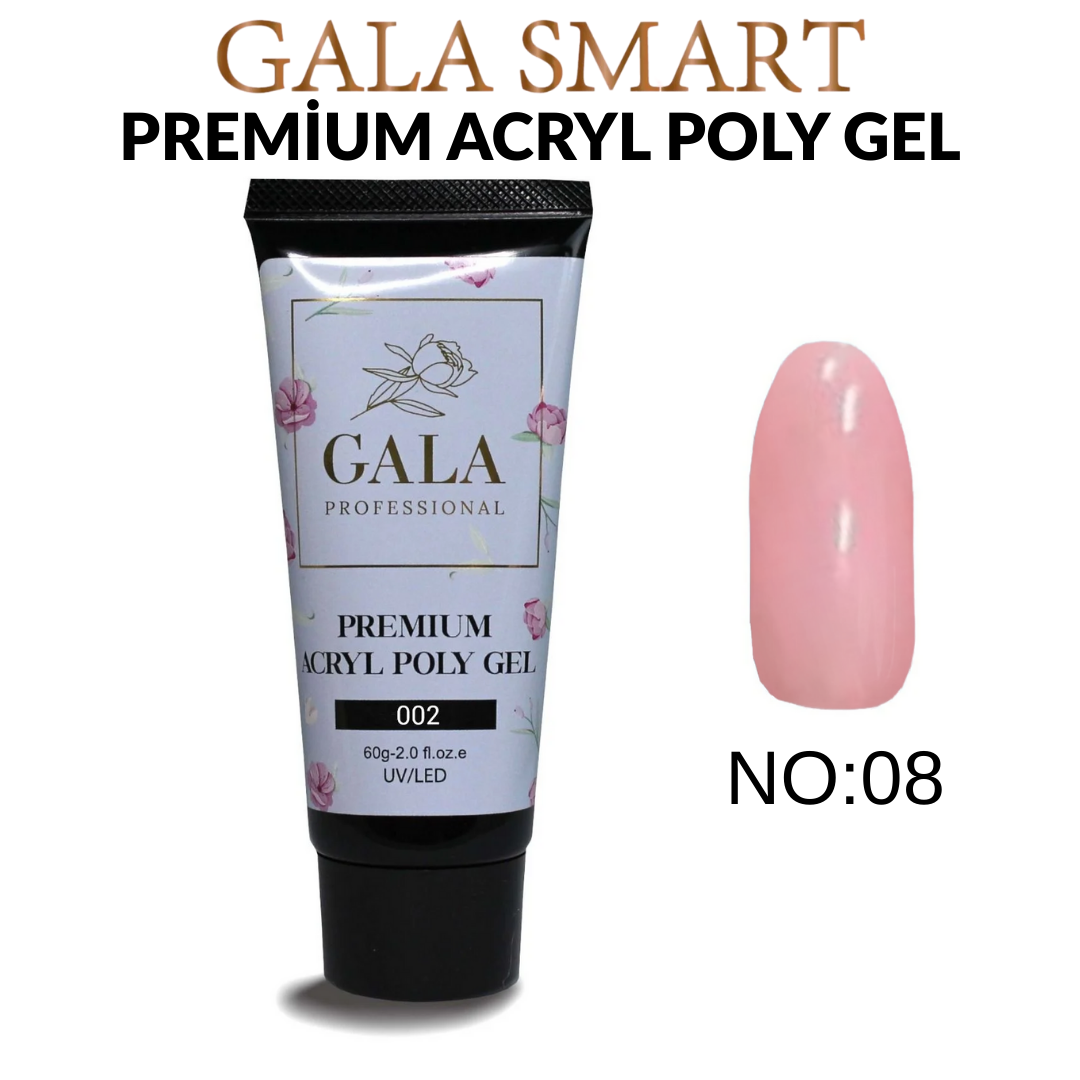 Gala Smart Premium Acryl Poly Gel 60 ML No:8