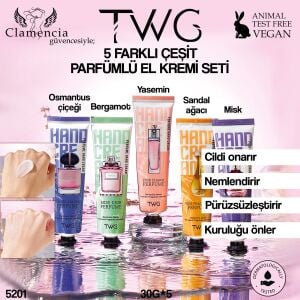 Parfümlü El Kremi Seti 30g - 5Adet