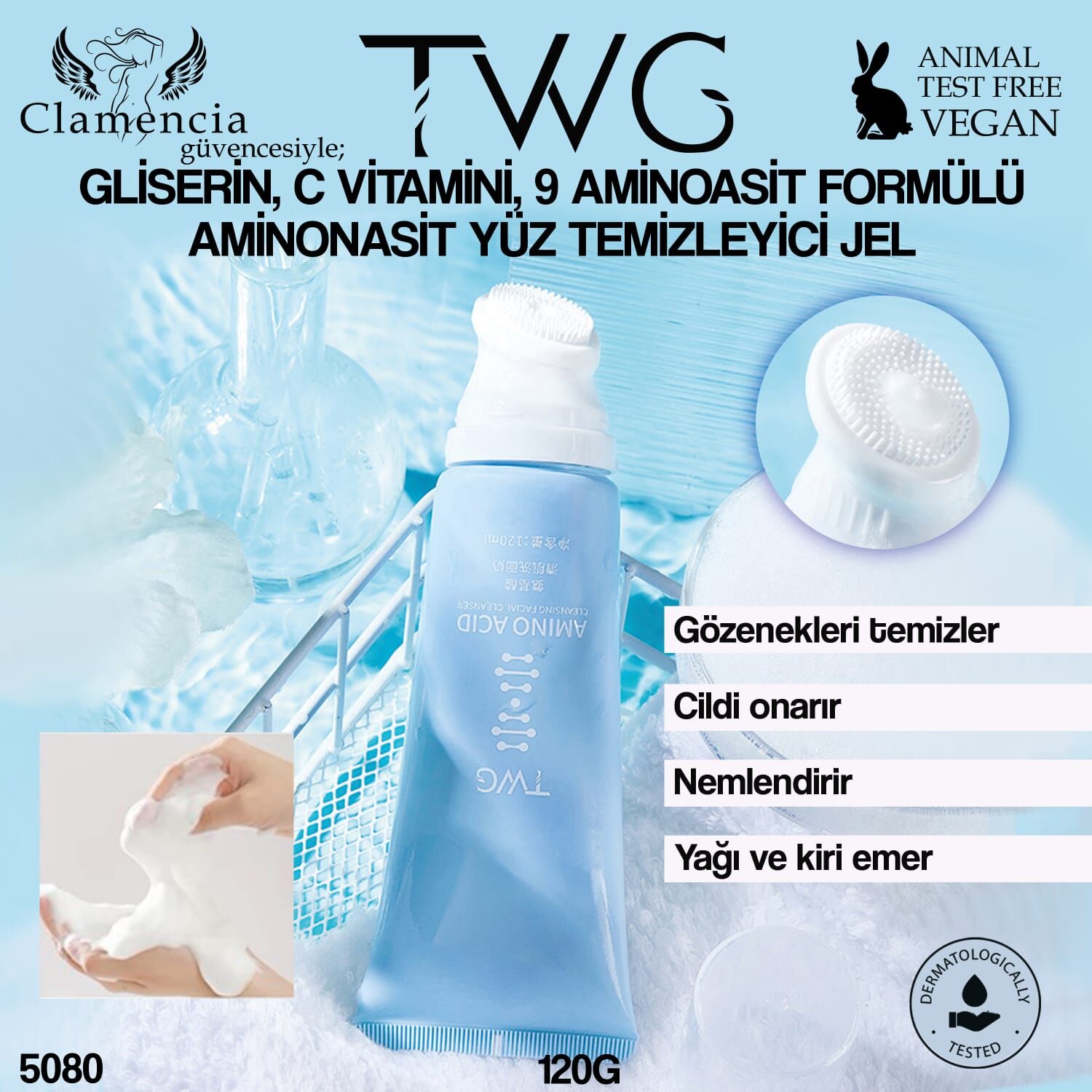 Amino Asit Yüz Temizleyici 120g