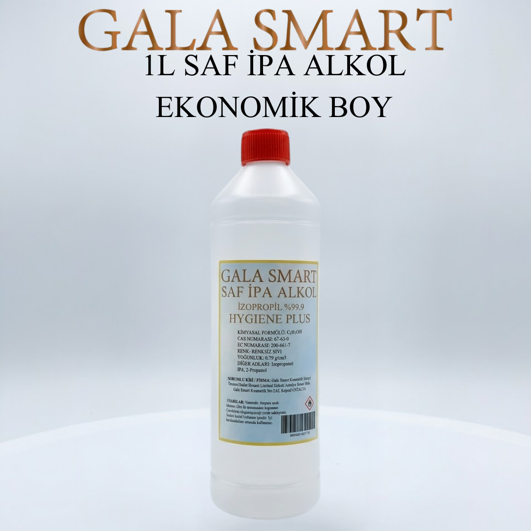 Saf İpa Alkol 1L - Ekonomik Boy