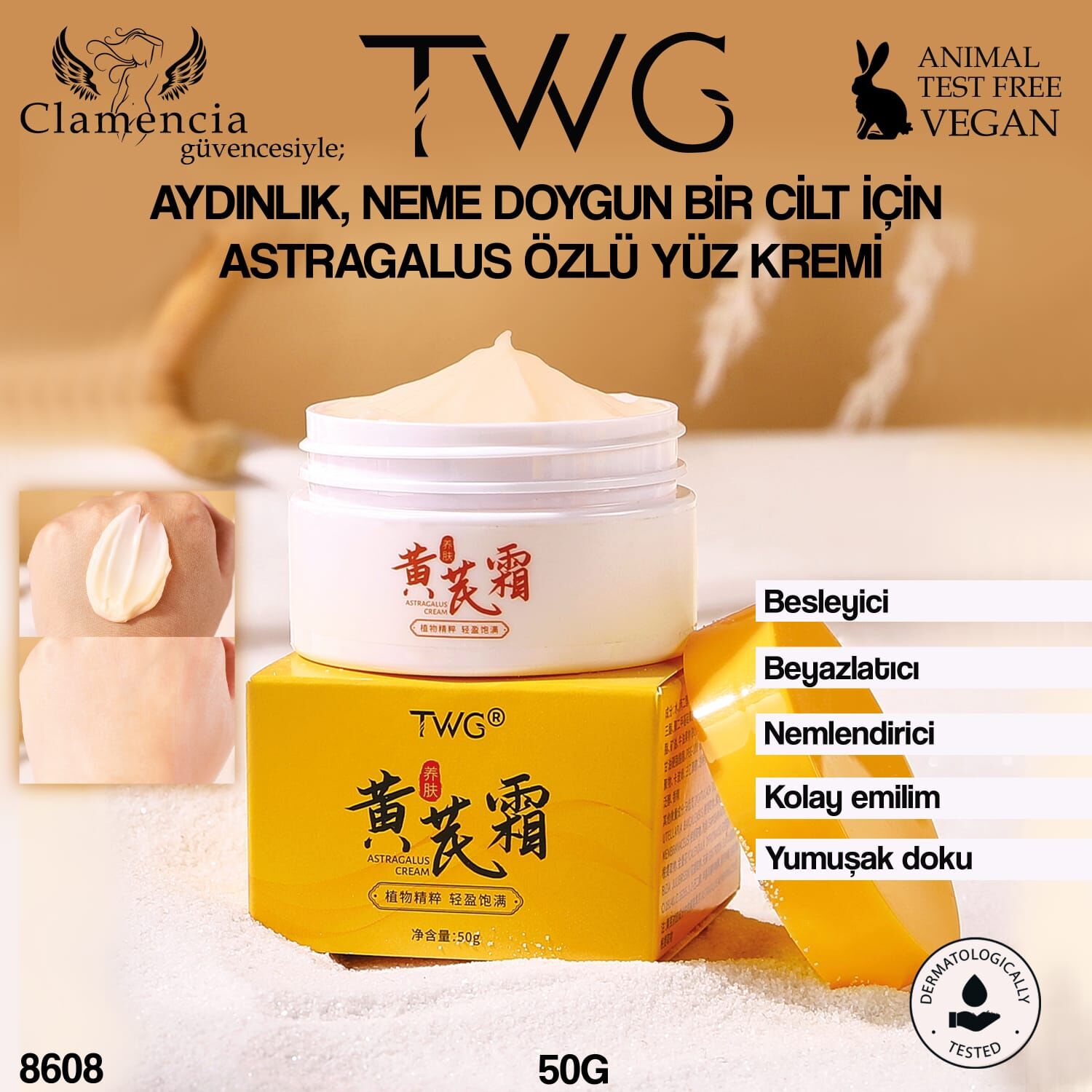 Astragalus Yüz Kremi 50g