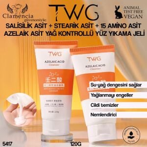 Azelaik Asit Yağ Kontrolü Yüz Temizleyici 120g