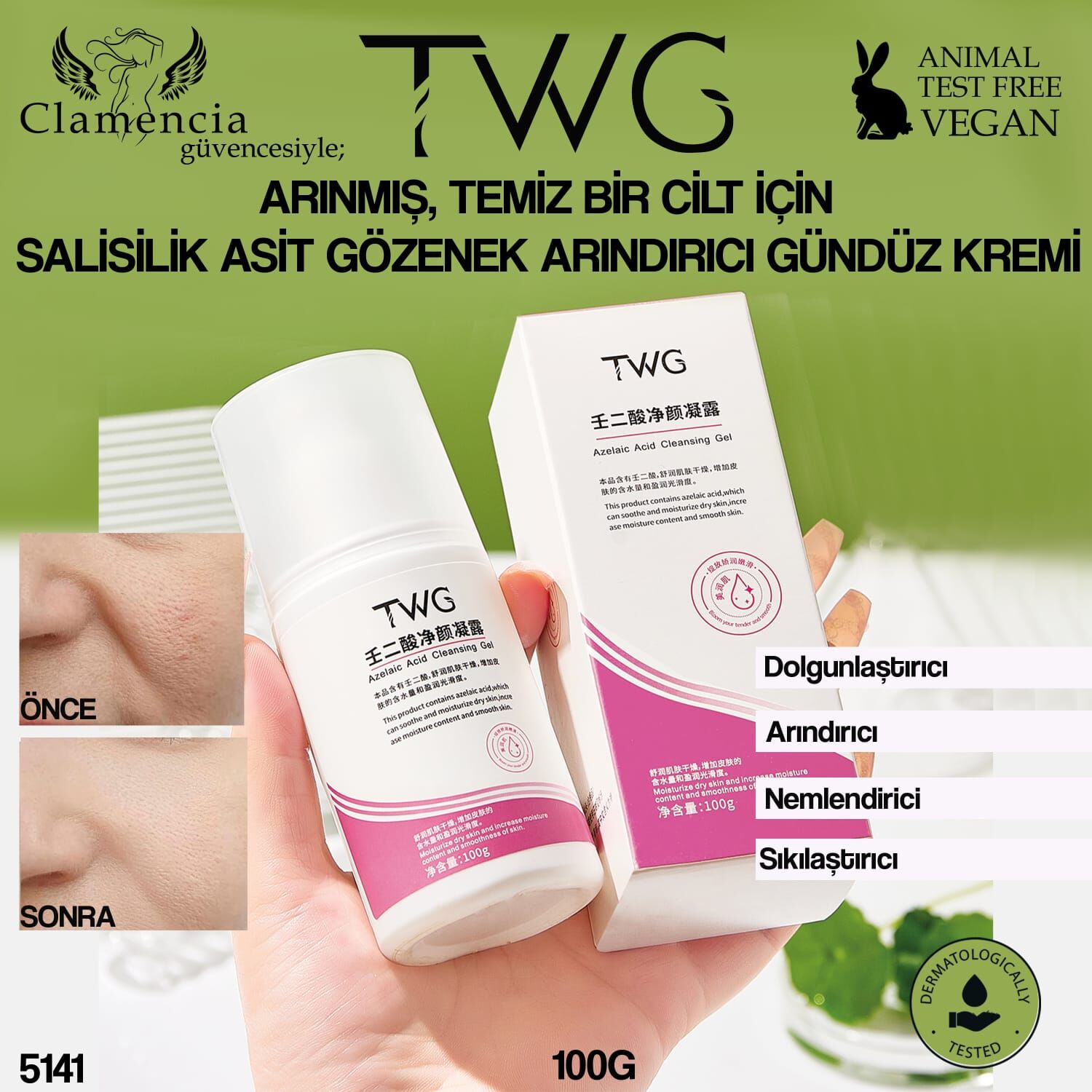 Azelaik Asit Temizleme Losyonu 100g