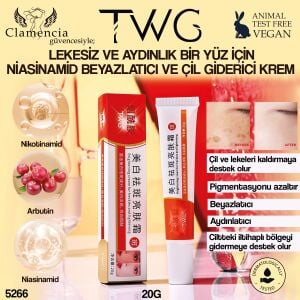 Beyazlatıcı ve Çil Giderici Krem 20g