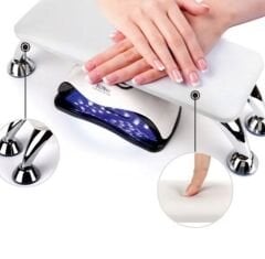 Demonte Manikür Sehpası Beyaz