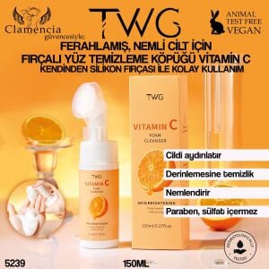 Vitamin C Fırçalı Yüz Temizleme Köpüğü 150ml No:5239