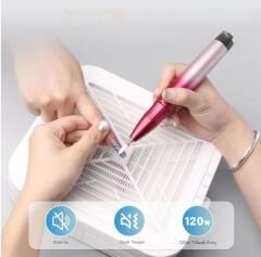 120W Türbin Tek Fanlı Güçlü Manikür Tırnak Toz Toplayıcı - Türbin Toz Toplayıcı