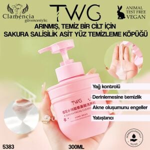Yüz Temizleme Köpüğü 300g Sakura Salisilik Asit