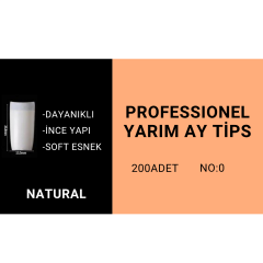 Yarım Ay Tips - No:0 200Adet