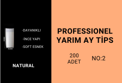 Yarım Ay Tips - No:2 200Adet