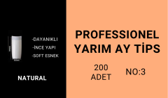 Yarım Ay Tips - No:03 200Adet
