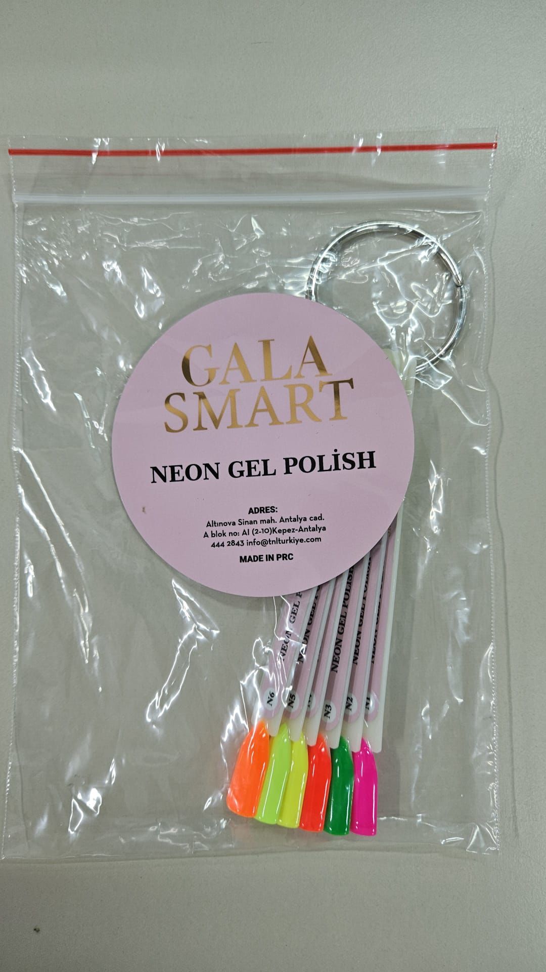 GALA SMART - NEON SERİ RENK KARTELA