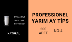 Yarım Ay Tips - No:4 200Adet