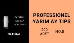 Yarım Ay Tips - No:8 200Adet