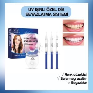 Clamencia UV Işıklı Özel Diş Beyazlatma Kiti