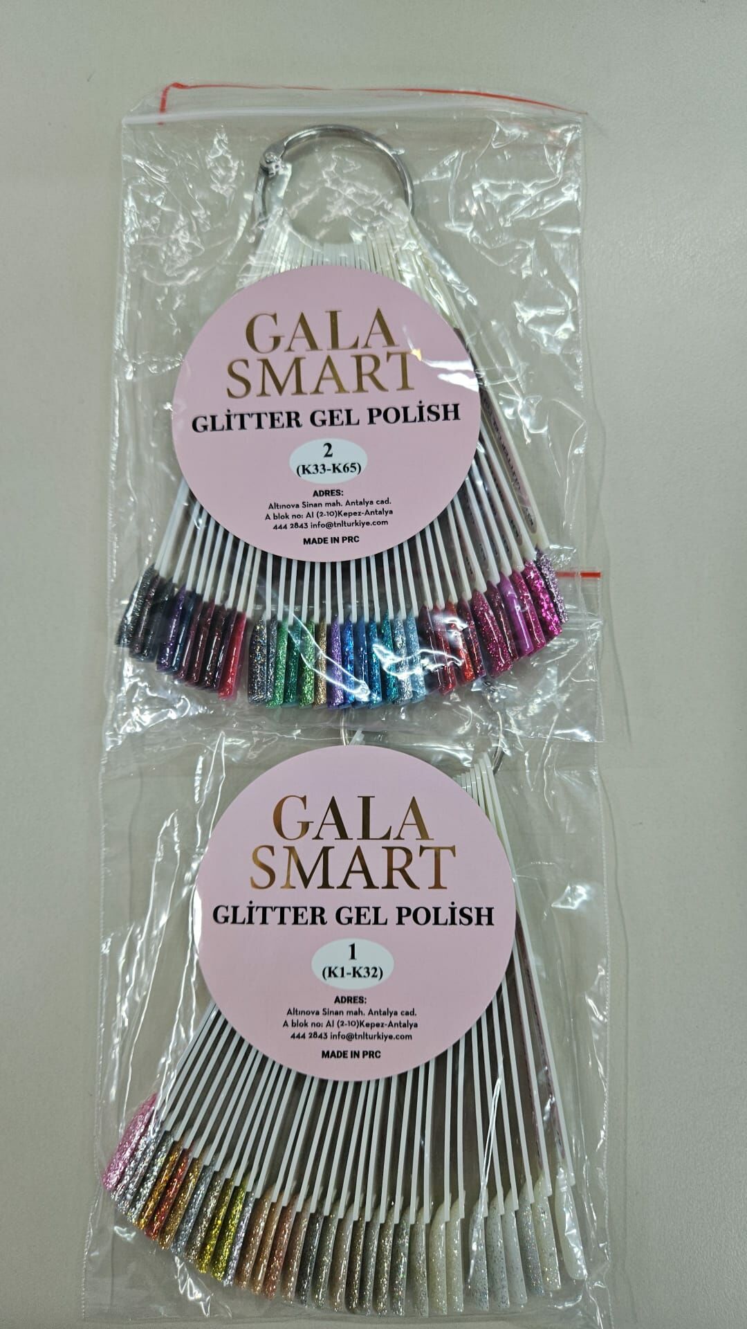 GALA SMART - GLİTTER SERİ RENK KARTELA