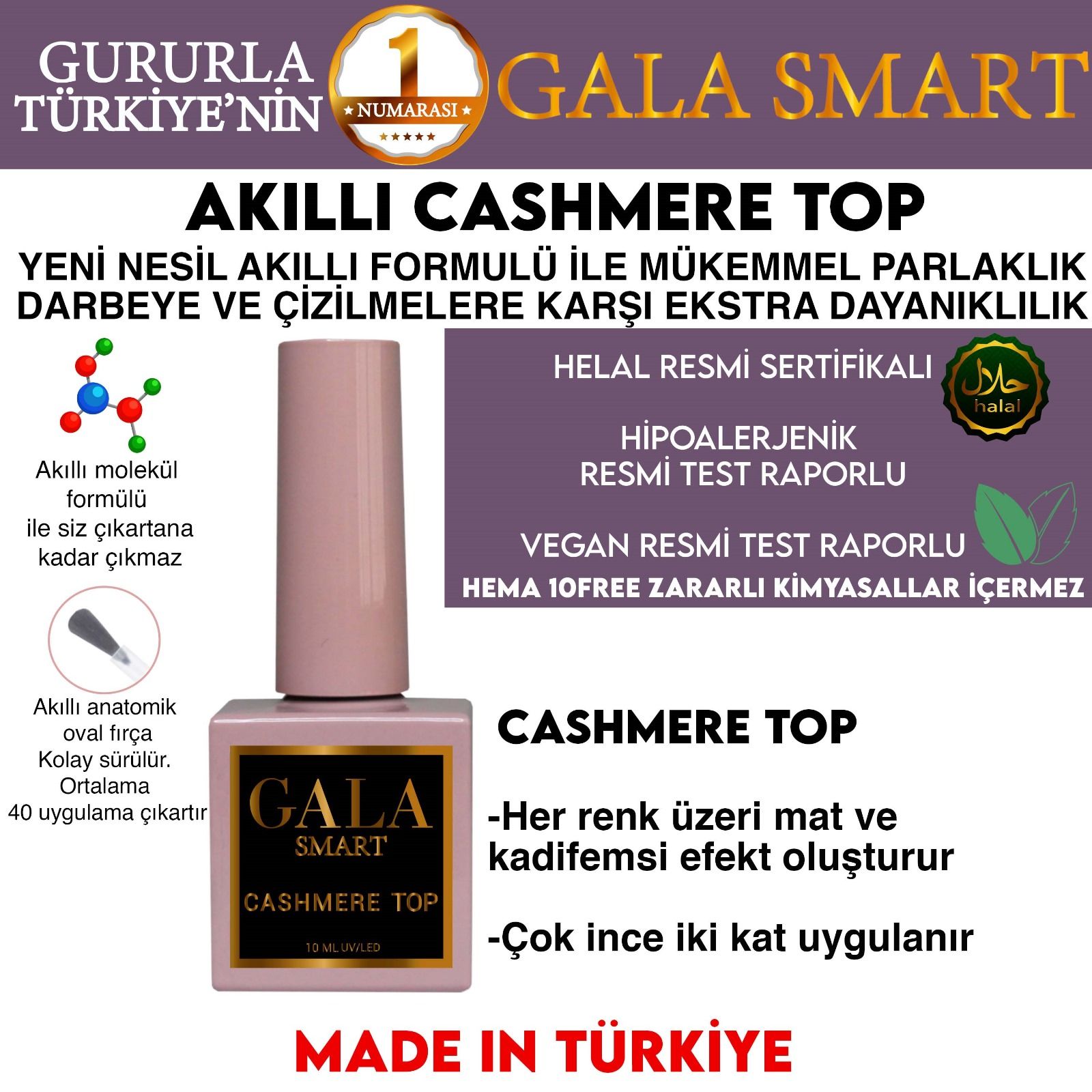 GALA SMART - CASHMERE TOP 10 ML