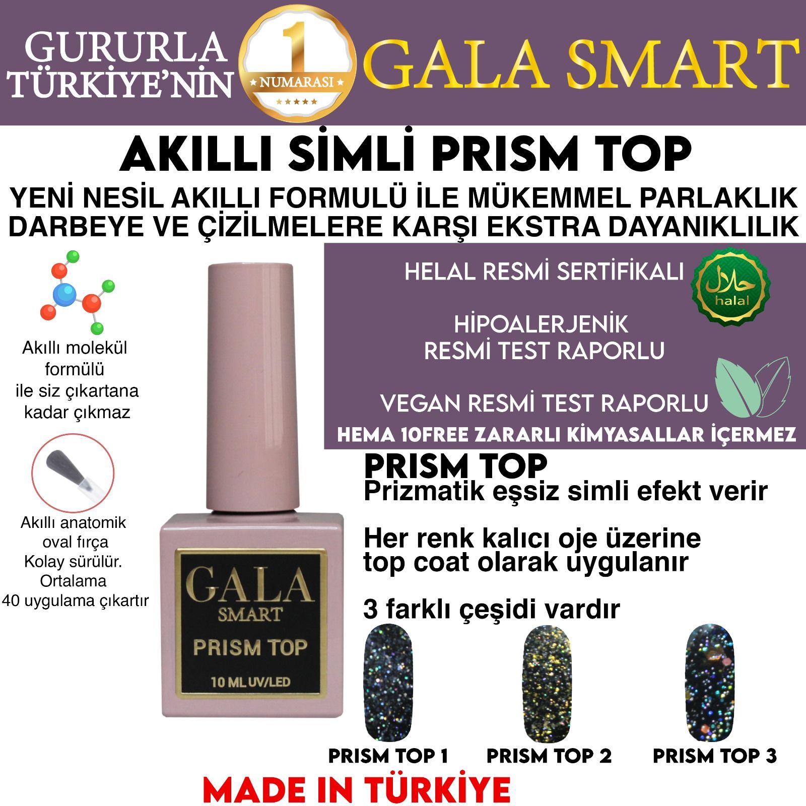 PRISM TOP 10 ML - NO:1