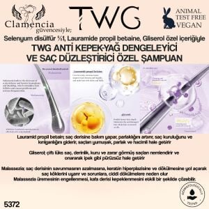 TWG Anti-Kepek & Yağ Dengeleyici Düzleştirici Şampuan – 350ml