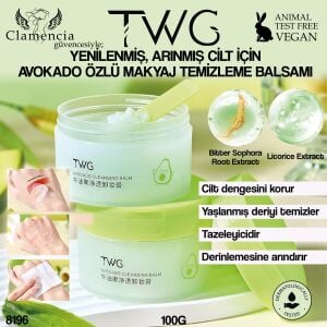 TWG Avokado Özlü Makyaj&Cilt Temizleme Balsamı – 100g