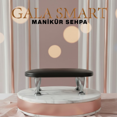 Gala Smart Manikür Sehpası Küçük (Siyah)