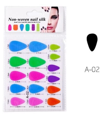 Fiber Protez Tırnak Şablonu Model: A-2