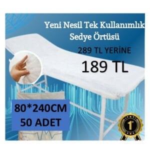 Tek Kullanımlık Sedye Örtüsü 50li paket